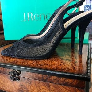 J. Renee sling back heels (New with Box)